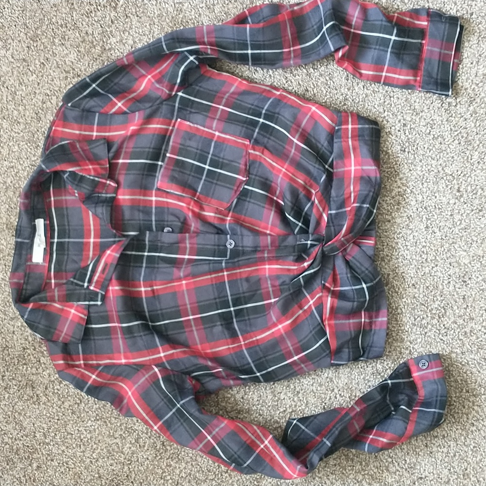 Plaid crop top